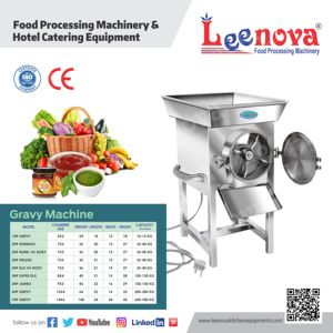 Leenova Gravy Machine 7HP 14X6 Chamber 600-700 KG/Hour Capacity Commercial Catering <b>GrindeR</b> - Product Image 1