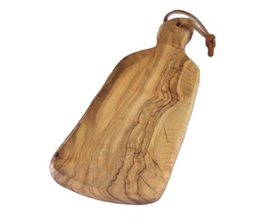 Tabla de pan de nogal con mango largo superventas, tabla de servir de cocina pulida, tabla de cortar de bajo costo con mango para Pizza - Product Image 3