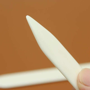 Herramienta de plegado de hueso de búfalo natural pulido hecha a mano, ecológica, de alta calidad, tallada, para plegado de papel, origami y artesanía en cuero - Product Image 2