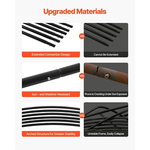 Gabbia da Battuta Portatile Autoportante 19.9 X 12.0 X 8.2 FT, in HDPE Annodato a 30 Strati, Attrezzatura per Allenamento di Battuta - Product Image 3