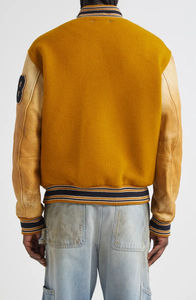 แจ็คเก็ตวาร์ซิตี้ดีไซน์ล่าสุดสำหรับผู้ชาย เนื้อผ้านุ่มสบาย ระบายอากาศได้ดี ผ้าฝ้าย 100% แจ็คเก็ตเบสบอลแฟชั่น - Product Image 4