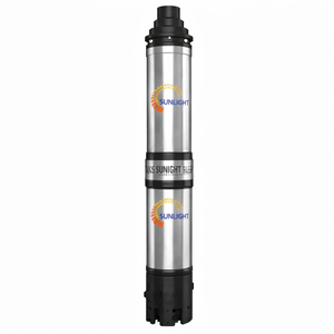 SUNLIGHT INFRA ENERGY 1 HP 160V AC High Pressure <b>Submersible</b> Solar Water <b>Pump</b> with Metal Construction for Agriculture Irrigation - Product Image 1
