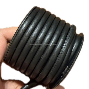 Cordones Veganos de Aspecto Cuero (100% Libres de PU) de Base Vegetal, Forma Redonda, Marca PS DAIMA and SONS, Embalaje en Rollo - Product Image 1