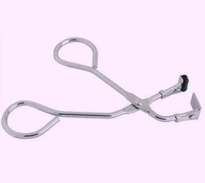 Recourbe-cils avec coussinets de rechange, sans pincement, en acier inoxydable, pour tous types de cils, disponible en argent mat et noir - Product Image 6