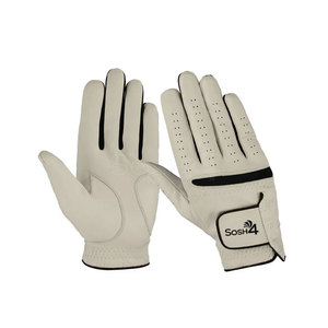 Guantes de Golf de Piel Genuina para Mano Izquierda de Primera Calidad, Más Vendidos, con Logotipo Personalizado, Elegantes, Deportivos, de Dedo Completo - Product Image 1
