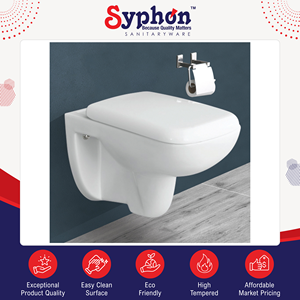 Nuevo Stock, Inodoro de Cerámica de Pared de Calidad Excepcional y Diseño Elegante, Origen India - Product Image 2
