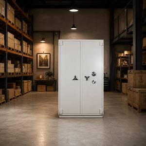 Double <b>Door</b> Steel Storage Cabinet <b>Security</b> Locker High Capacity SX-500 - Product Image 1