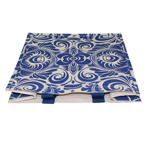 Bolsa de Mano Exclusiva de Gran Capacidad, Personalizada con Estampado Floral, Impermeable, Laminada, de Lona, para Vino, Bodas, Playa, con Asa de Algodón - Product Image 5