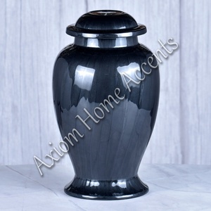 Sophisticated Handcrafted Aluminum Cremation Urn With Modern Finish <b>Beautiful</b> Tribute by Axiom Home Accents - Product Image 3