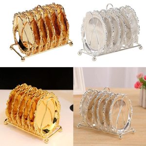 Golden Cake Stand Cupcake Plate Elegant Dessert Fruit <b>Snack</b> Serving <b>Tray</b> for Home Party Decor - Product Image 6