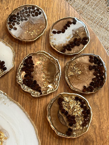 Posavasos de Resina Personalizables en Varios Tamaños, de la Mejor Calidad, Multicolores, para Uso en el Hogar y Fiestas - Product Image 2