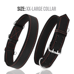 Collier pour chien en cuir véritable, design 2026, séchage rapide, robuste, avec boucle ardillon, style simple, pour dressage canin - Product Image 4