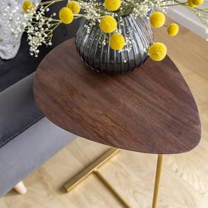 Mesa auxiliar Vandana Lyra Elara de madera de mango y metal - Product Image 2