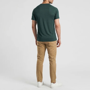 T-shirts Homme Personnalisés à Manches Courtes Col Rond Coupe Slim de Haute Qualité Respirants Écologiques Confortables et Légers – Vente en Gros - Product Image 6