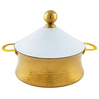 Ustensiles de cuisine antiadhésifs Casseroles à base en nid d'abeille Casseroles Casserole en acier inoxydable non collante HotPot