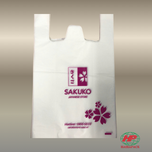 Recyclable <b>Biodegradable</b> HDPE Plastic Garbage Bags with Custom Logo for Business & Shopping Use - Product Image 1