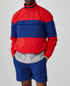 Conjunto de Chaqueta Cortavientos Informal de Alta Calidad, Impermeable, Resistente al Viento, con Logotipo Personalizado, Corte Regular, Peso Medio, 100% Algodón, para Verano - Product Image 5