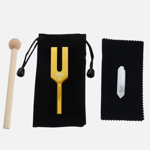 1x Ensemble de diapasons dorés pour réparation ADN, guérison, thérapie sonore par vibration, méditation… - Product Image 1