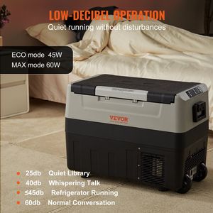 48 QT/45 L frigorifero per auto a doppia zona 12/24V DC 100-240V refrigeratore compressore portatile 12 Volt congelatore-4 50 gradi F - Product Image 4