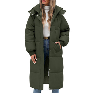 Parka matelassée pour femme, manteau d'hiver chaud à capuche, imperméable, vêtement d'extérieur tendance, fournisseur en gros, hydrofuge - Product Image 4