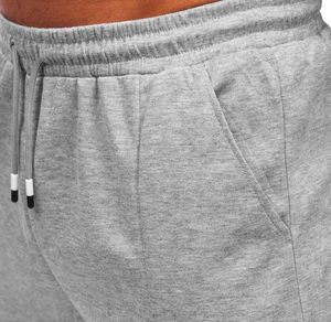 Men's Gray Cotton Sweatpants Elastic Waist <b>Drawstring</b> Side Pockets Casual Joggers Autumn Lightweight Breathable Fit - Product Image 6