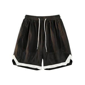 Shorts de sport décontractés pour hommes, fins, respirants, d'été, en mesh américain, à séchage rapide, pour le basketball - Product Image 6