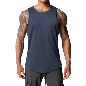 2024 Fresh Designs Custom Premium Quality <b>Oversized</b> Mens Casual Tank <b>Tops</b> Made From 100% Cotton Affordable Price From Bangladesh - Product Image 3