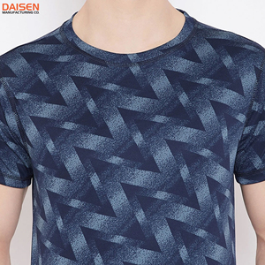Camiseta Transpirable para Hombre, Ligera, de Secado Rápido, Informal, de Manga Corta, de Color Sólido, Personalizable con Marca, Fabricante Mayorista - Product Image 4