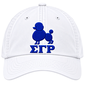 หมวกแก๊ปผู้หญิง Sigma Gamma Rho Greek Sorority ปักลายตามสั่ง ผ้าฝ้าย ปรับขนาดได้ สไตล์ลำลอง สปอร์ต สตรีทแวร์ - Product Image 1