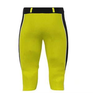 Custom American Football Uniform <b>Padded</b> Jersey <b>Pants</b> Set Boys Sublimation Teamwear Short Front Yellow Black Sportswear Wholesale - Product Image 5