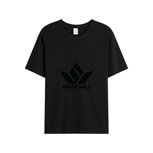 Camiseta de Algodón Lisa Verde para Hombre, Manga Corta, Cuello Redondo, Corte Regular, Estilo Casual, Color Sólido, Tejido de Punto Jersey - Product Image 2