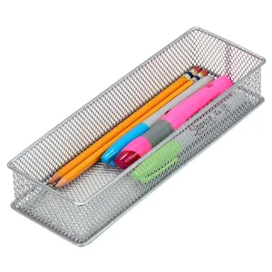 Passoire et égouttoir en maille métallique pliable avec poignée en acier inoxydable pour bureau, cuisine et usage domestique - Product Image 3