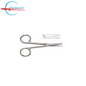 Tijeras Quirúrgicas de Alta Calidad para Bebés, Rectas y Curvas, 10cm, Tijeras de Disección TC de Acero Inoxidable - Product Image 2