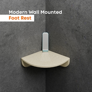 Repose-pieds adhésif mural pour la douche, idéal pour le rasage des jambes, support de sécurité et de soutien pour les pieds dans la salle de bain - Product Image 2