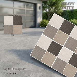 400x400mm Non-Slip Porcelain Heavy Duty Parking Rustic Ceramic 40x40cm Digital Interlocking Anti-Slip Flooring Tiles for Sale - Product Image 3