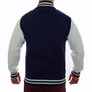 Chaqueta Varsity de Diseño OEM, Chaqueta de Invierno Ligera, de Gran Venta, Se Acepta Personalización, Estilo con Botones Frontales, para Hombre - Product Image 3