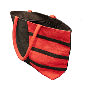 Sac à main en toile de jute design pour une mode éco-responsable et les sorties décontractées - Product Image 3