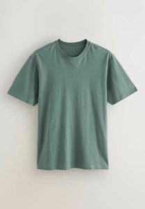 เสื้อยืดผู้ชายทรงโอเวอร์ไซส์ แขนสั้น ผ้าฝ้าย/ใยไผ่ 100% ผลิตในปากีสถาน ระบายอากาศได้ดี ดีไซน์ชายรุ่ย สีพื้น สไตล์ลำลอง - Product Image 6