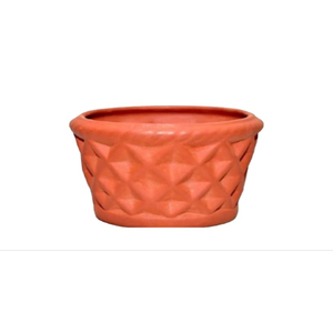 Maceta de Terracota Hecha a Mano, Diseño Art Deco Moderno y Natural, Maceta Ecológica para Exteriores, Decoración para el Hogar en el Día de la Pensionación y Diwali - Product Image 1