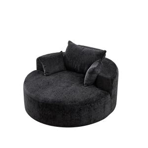 55 L Fluffy Modern Sleeper Chair Chenille <b>Sponge</b> Single <b>Sofa</b> <b>for</b> Living Room Bedroom No Assembly Required <b>for</b> Lounge Project - Product Image 6