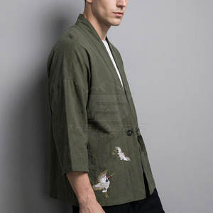 Chaqueta Kimono Japonesa de Invierno para Hombre, Suave y Cómoda, Tejido Transpirable Lavado, Material Duradero, Servicio OEM Frontal - Product Image 6