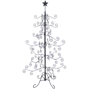 Newly Design <b>Tree</b> Shape Black Finished Christmas Display <b>Stand</b> Led Lighting Metal Highest Quality At Wholesale Rate - Product Image 2