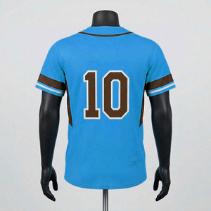 Custom Baseball Jersey Sports Team Uniform Breathable Performance Fabric <b>Mesh</b> <b>Short</b> Sleeve Plus Size Custom Colors Custom Logo - Product Image 2