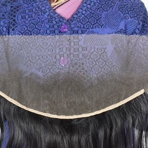 Extensions de cheveux humains indiens Remy 13x4 Frontal non traités, cuticules alignées, double trame machine, à clipser, tissage naturel, cheveux profonds - Product Image 6