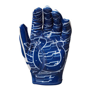 Gants de football américain super adhérents pour receveur, haute adhérence, doigts complets, sangle de poignet réglable, écologiques, vente en gros - Product Image 5