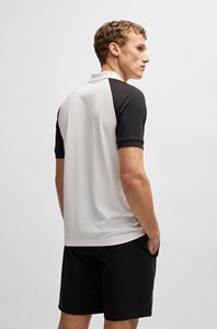 Chemises polo pour hommes avec design patchwork, nouvelle collection, logo personnalisé, couleur unie, respirantes, très vendues - Product Image 3