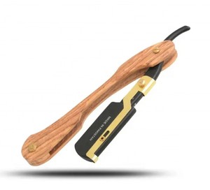 Rasoir droit personnalisé Nrza International pour hommes, manche en bois, non jetable, vente en gros, professionnel, haute qualité - Product Image 1