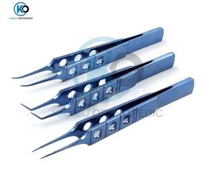Pinces de précision en titane de qualité supérieure, durables, pour micro-chirurgie, instrument médical/dentaire, usage hospitalier, droites et courbées - Product Image 1