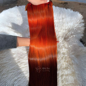 Offre Spéciale cheveux bruts vietnamiens superbe miroir os droit Extensions de cheveux lisse perruque frontale cuticule cheveux alignés prêt à expédier - Product Image 5