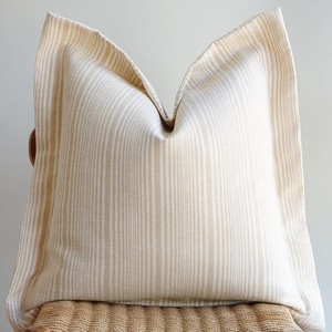 Housses de coussin 100% coton tissé, lavables, style américain, personnalisables, fermeture éclair, faites à la main, décoratives pour canapé - Product Image 1